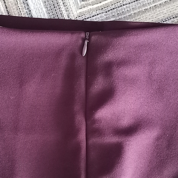 🎁 VINCE CAMUTO wine burgundy dress size 10 - Picture 12 of 14